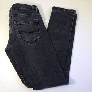 Anchor Blue Skinny Jeans Mens Size 28 / 32 Black Denim